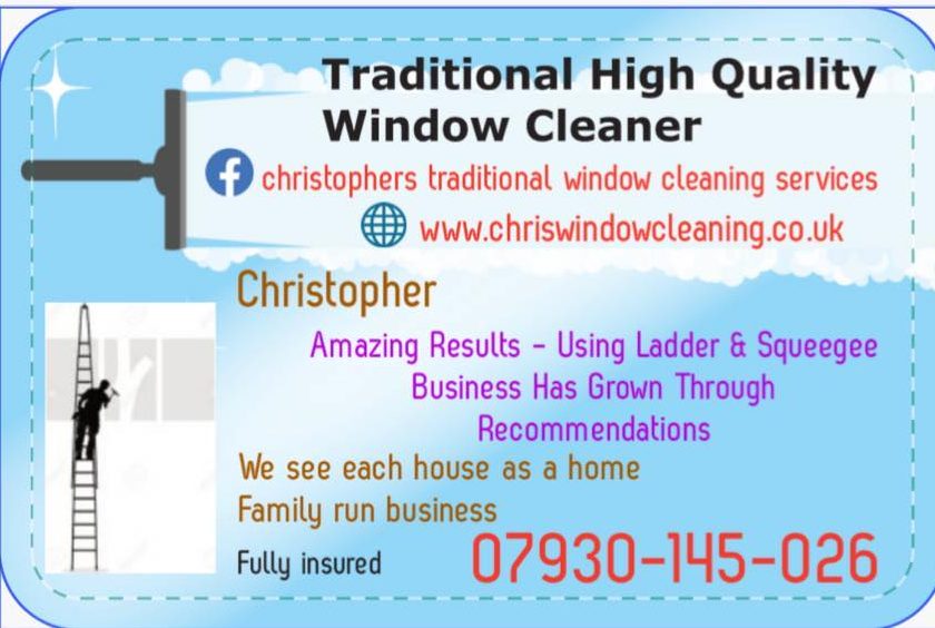 Christopher's Traditional Window Cleaning Services